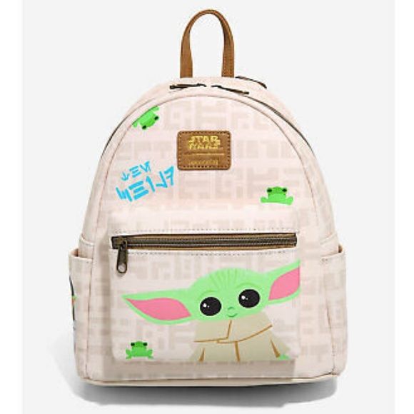 Loungefly Disney Star Wars Baby Yoda Mini Backpack - Picture 5 of 11